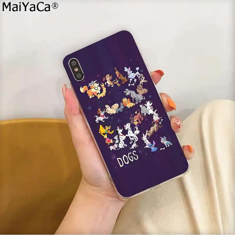 A6 MaiYaCa 101 далматинцы собака Минимальный Фильм ТПУ прозрачный чехол для телефона iphone 11 pro 8 7 66S Plus X XS MAX 55S SE XR - Цвет: A6