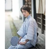 Men Traditional Japanese Pajamas Yukata Set Cotton Robe Spa Kimono Haori Nightgown Samurai Style Soft Gown Sleepwear Obi Outfits ► Photo 2/6