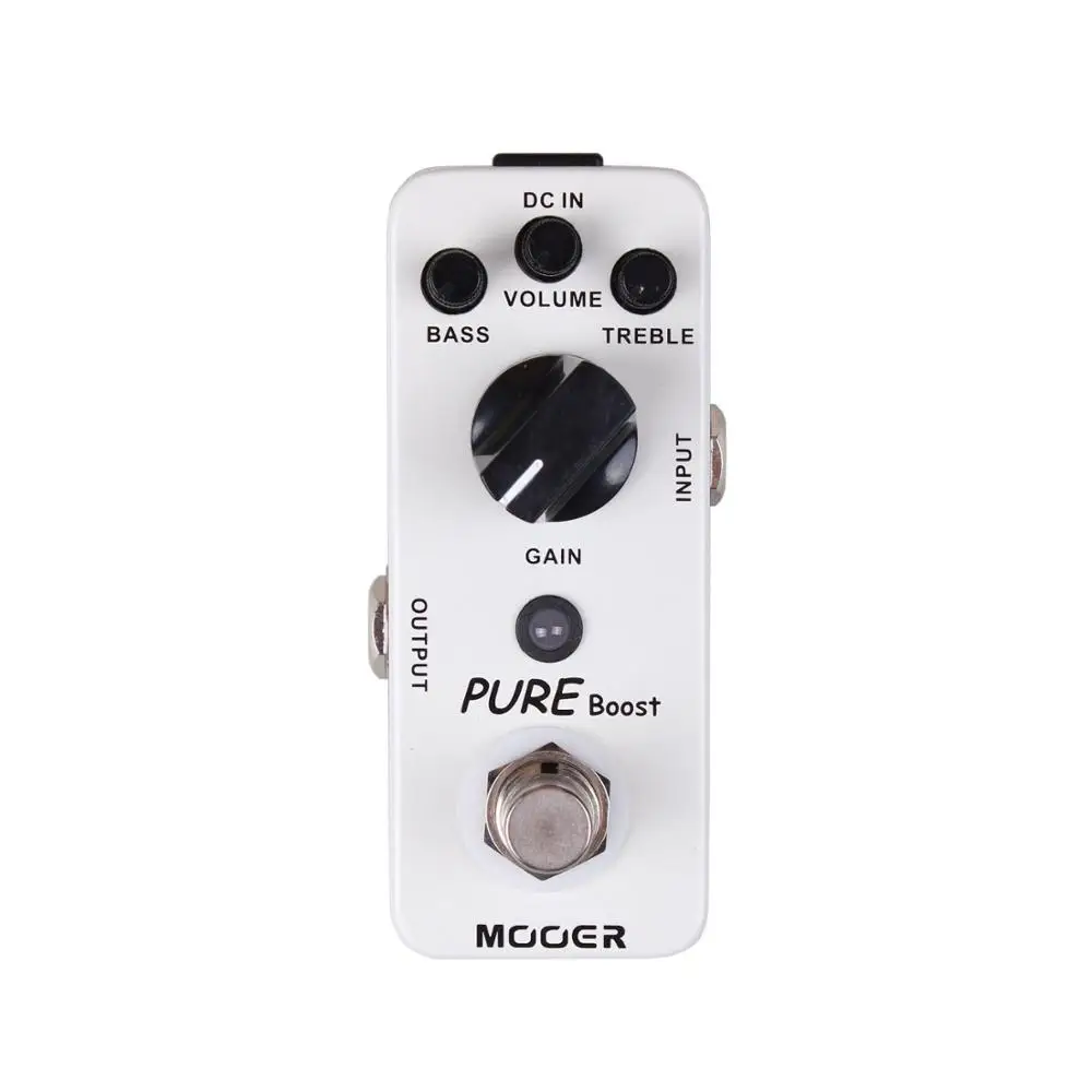 Mooer Pure Boost Micro Mini педаль для гитары полностью металлический корпус детали и