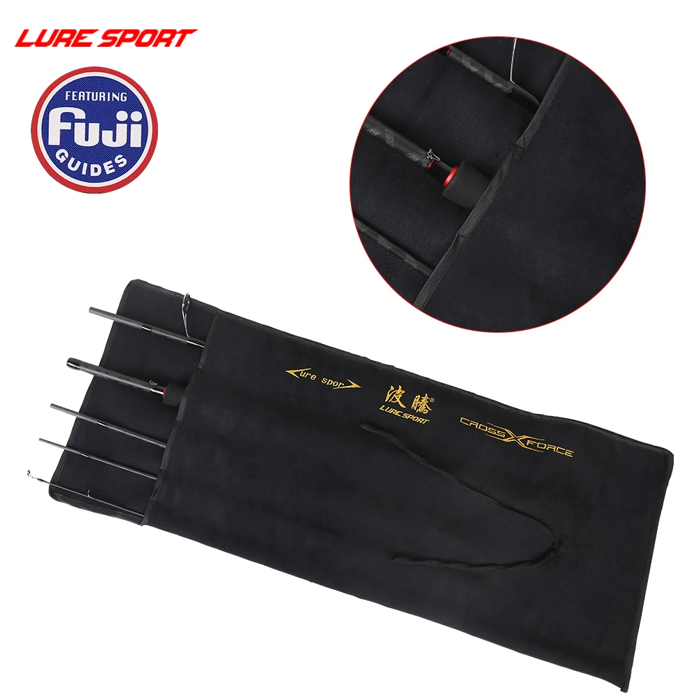 LureSport туристическая Удочка Fsihing 2,1 М/2,4 м FUJI направляющая катушка сиденье X-Cross углеродное спиннинговое литье Приманка Удочка