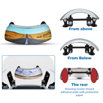 

Motorcycles Motorcycle accessory Rearview Mirror 180 swivel ATVs Replacement
