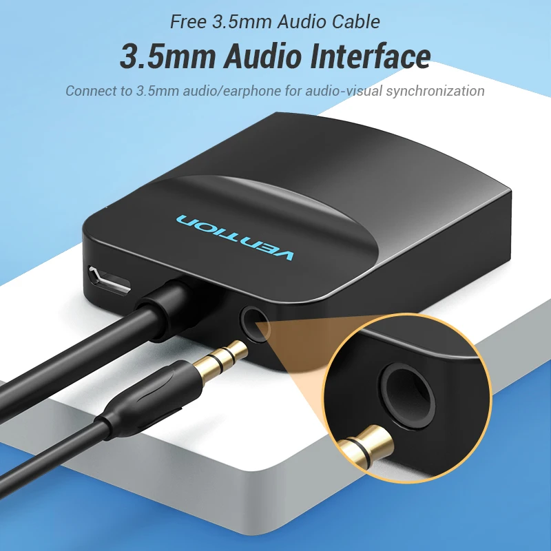 Vention адаптер hdmi vga кабель для Xbox PS3 PS4 ноутбука поддержка ТВ коробок 1080 P цифровой