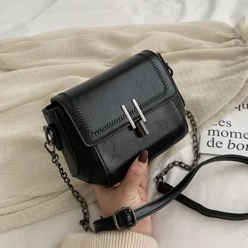 

Female Casual Pu Leather Crossbody Bags For Women 2020 Chain Shoulder Messenger Bag Ladies Hand Sling Luxury Handbags Designer