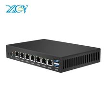 6 LAN Gigabit Ethernet Mini PC Celeron 1037U Dual Core Mini Computer Thin Client Server Router