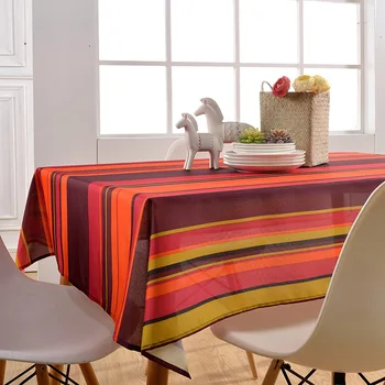 

Stripe Modern Simple Rectangular Tablecloth Washable Dressing Table Durable Design Manteles De Mesa Decoracao Para Sala EC50ZB