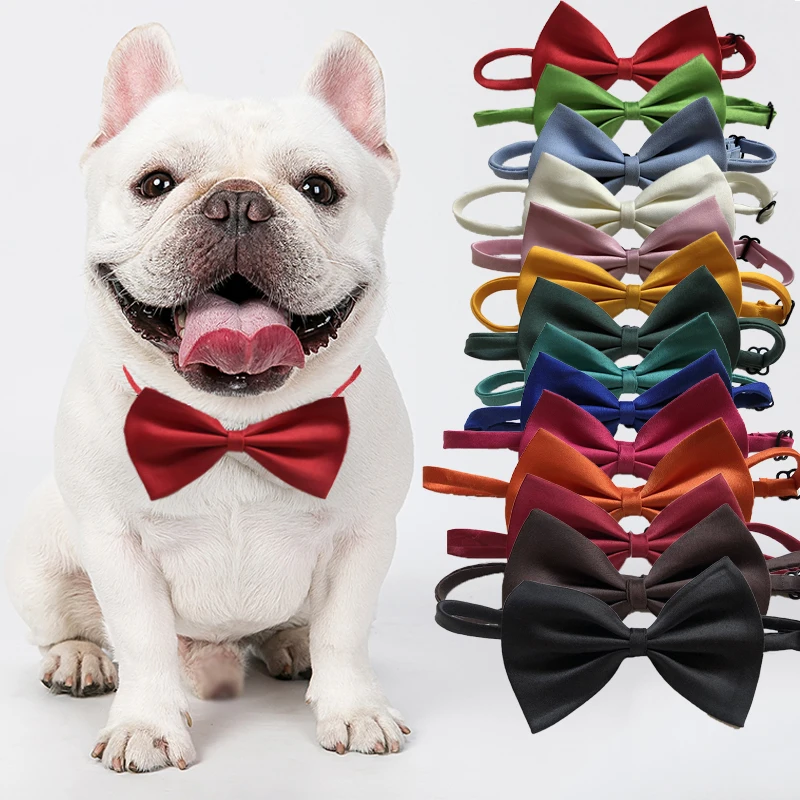 

Ожерельльлье с галстуком для собак и кошек регулируемый ремешок для ошейника аксессуары галстук-бабочка товары для щенков милый полезный полосатый официальный костюм