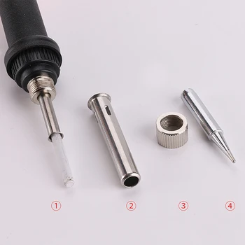 

110V Electric Welding Soldering Iron Tool Welder US 60W Adjustable LED Indicator