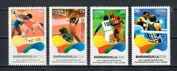 

Cuba 2018 "sports-Central American and Caribbean Games" MNH