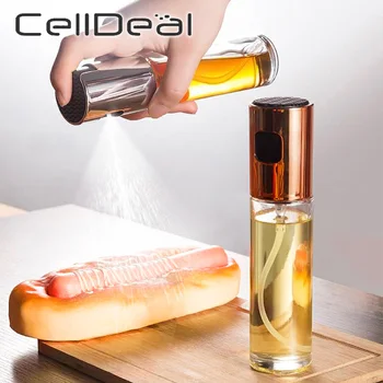 

Kitchen Baking Oil Spray Empty Bottle Vinegar Bottle Oil Dispenser Olive Glass Oil Sprayer BBQ Cooking Tool Glass Sprayer Bottle