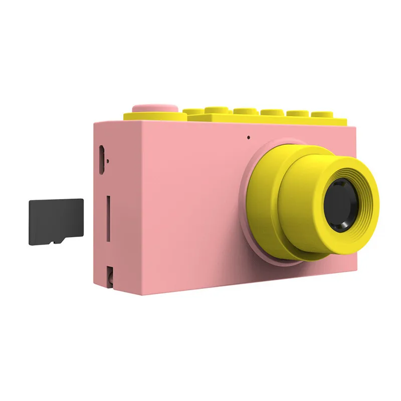 Симпатичный мини цифровой Камера 8.0MP 2 дюймов с милым рисунком Камера игрушки для детей, подарок на день рождения 1080P для игрушечная камера