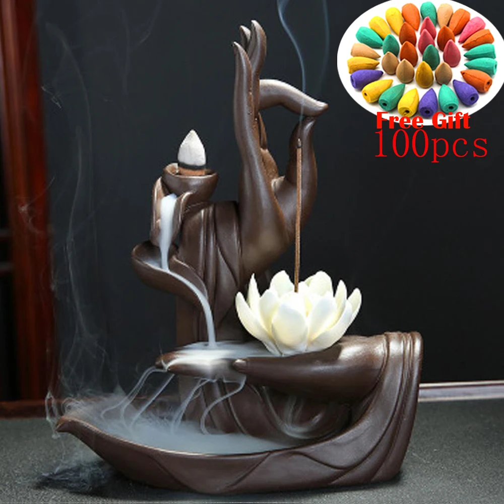 Новый дизайн керамический держатель для благовоний в стиле Дзен курильница с