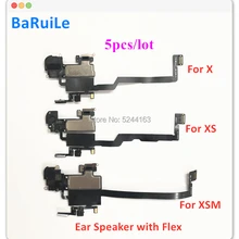 BaRuiLe 5 шт./лот динамик для iPhone X XS Max XR наушники прослушивания