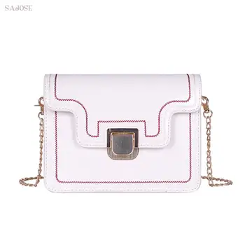 

Crossbody Bags For Women Shoulder Bag Leather Embroidery Handbag Designer Brand Chain Strap Small Flap Female Shoulder Bags