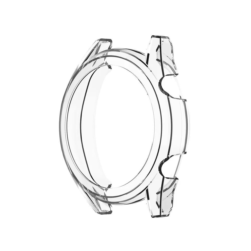 Прозрачный защитный ТПУ чехол для huawei Watch GT/GT 2 42 мм/46 мм Smartwatch спортивные часы чехол тонкий Замена Полный протектор - Цвет ремешка: white
