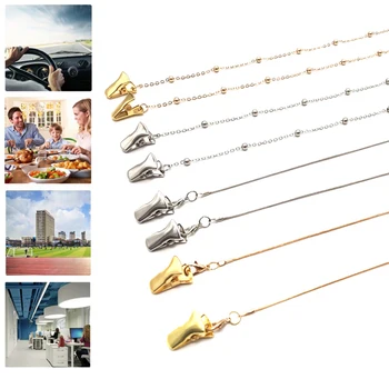 

Face Mask Lanyard Mask Hanging Rope Necklace Mask Glasses Holder Adjustable Chain for Mask Mask Hangup Rope Two Hooks Wholesale