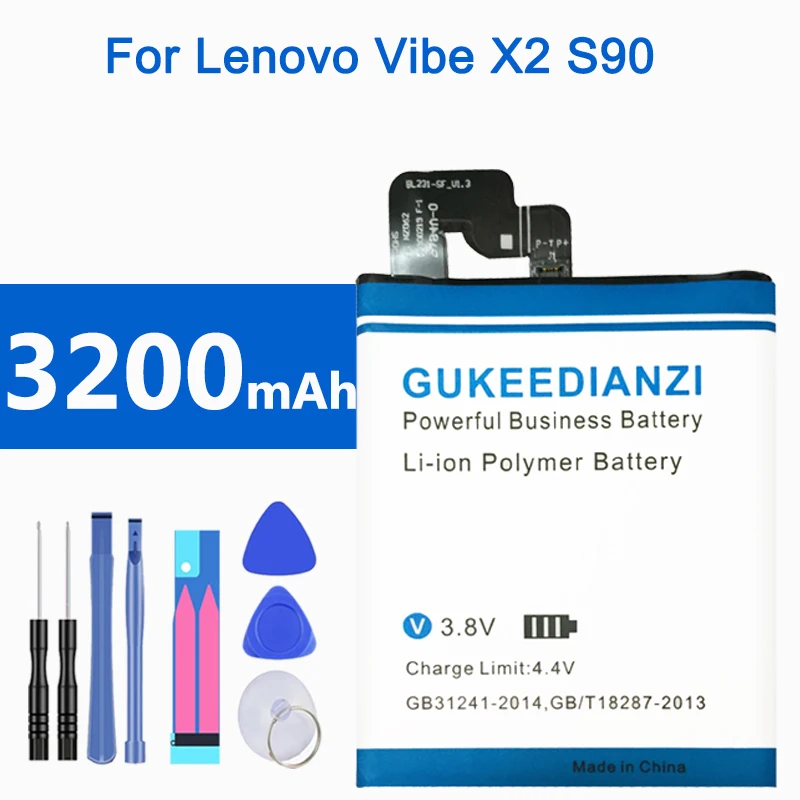 GUKEEDIANZI BL231 аккумулятор большой емкости 3200 мАч для Lenovo VIBE X2 TO CU S90 S90U S90T сменные