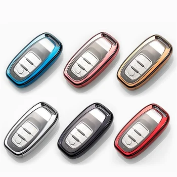 

Luxury Hard TPU Car Key Case Cover For Audi A1 A3 A4 A5 A6 A7 A8 Quattro Q3 Q5 Q7 2009 2010 2011 2012 2013 2014 2015 Accessories