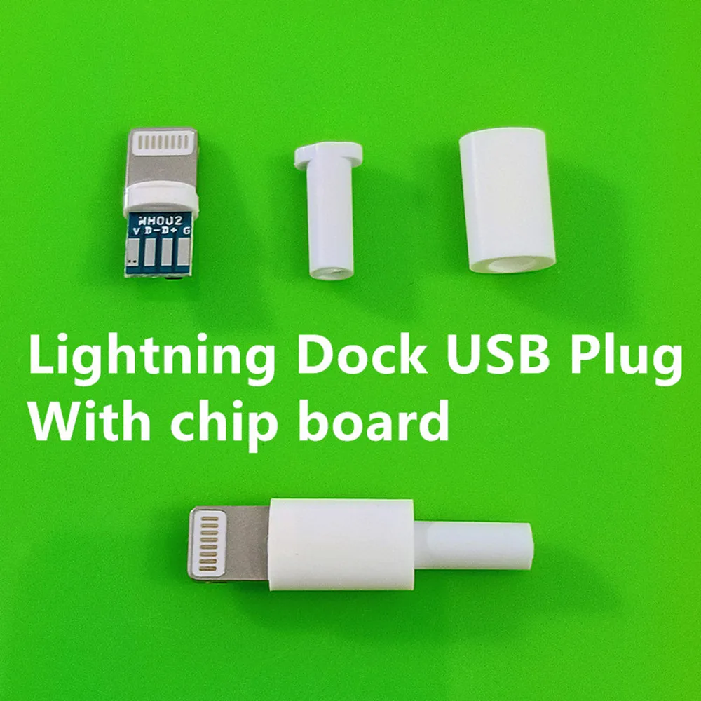 4 шт./лот док-станция USB с разъемом Lightning чип-платой и без чип-платы YT2157Y DIY Собранный