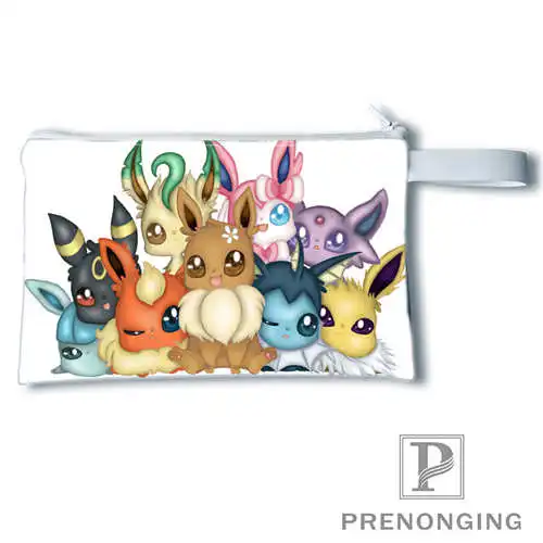 Изготовленный На Заказ eevee(2)@ кошелек с рисунком, кошелек на молнии, нулевой кошелек, телефонные сумки для ключей, модный небольшой женский кошелёк#19-01-22-4-202 - Цвет: Coin Purse