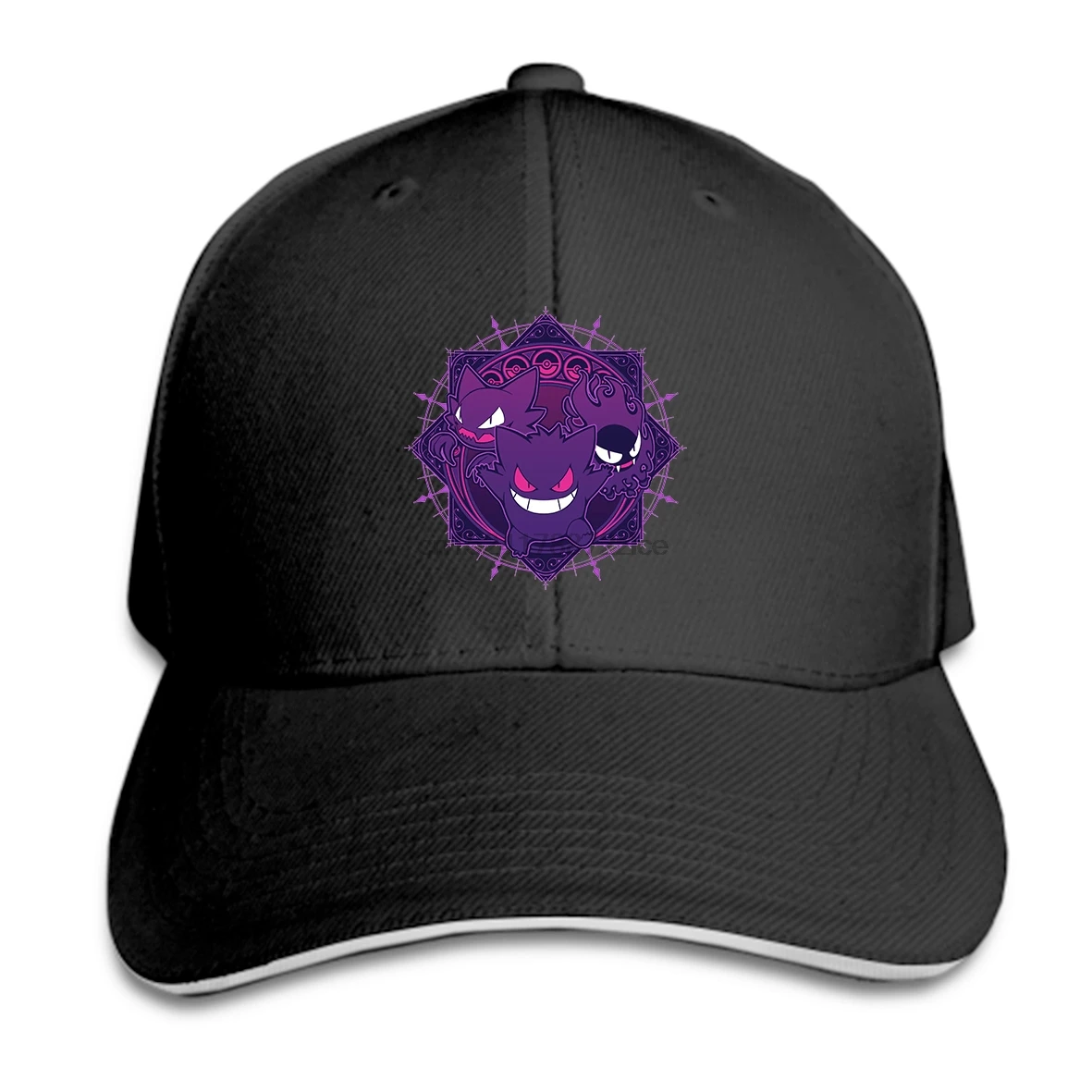 Бейсболка с принтом на заказ, Мужская кепка Ghost Nouveau Gengar, женская кепка