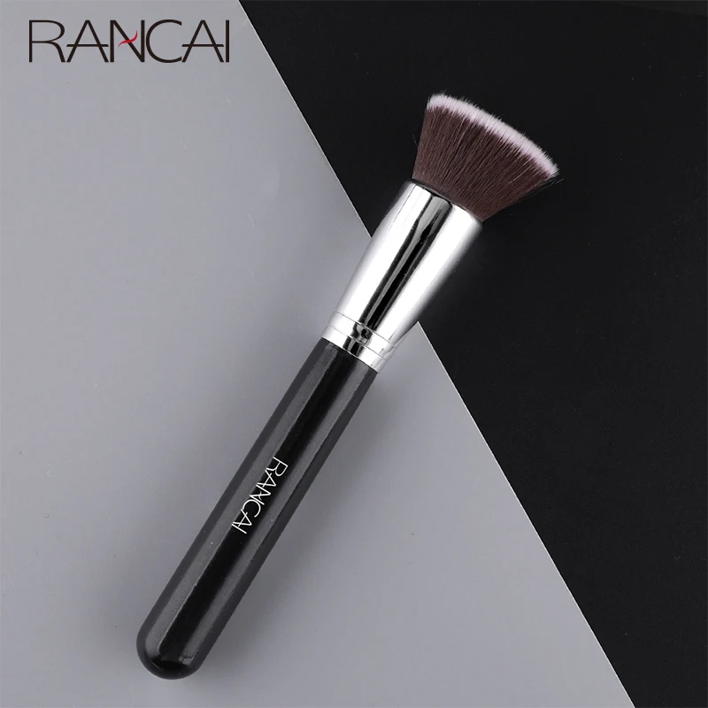 Makeup Brush Flat Top Kabuki Foundation Brush  for Liquid Cream and Powder Contour Buffing Blending Concealer  Face Brush 6