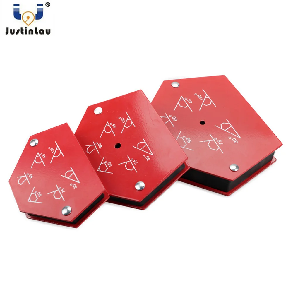 

JUSTINLAU Six corners 25LBS 50LBS 75LBS Magnetic Fixed Heavy Angle Soldering Locator Tools Multi specification