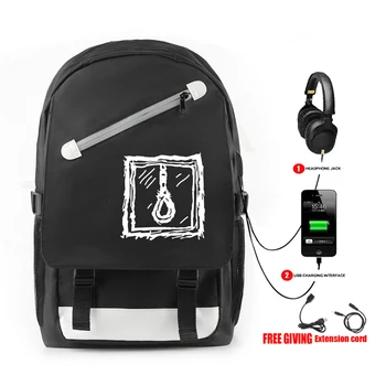 

Lil Peep Rapper Hip Hop Backpack Cool College School Shoulder with USB Bag Best Quality Printed 2019 New Arrival Travel Backpack
