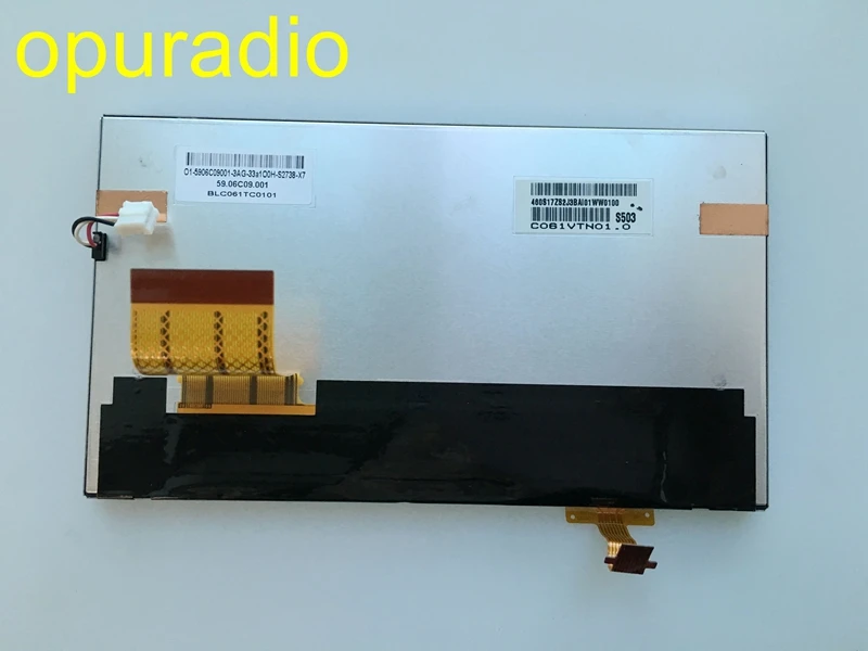 AUO 6,1 дюймовый ЖК-дисплей C061VTN01 C061VTN01.0 с правильной сенсорной панелью для Автомобильная dvd-навигационная система аудио 2 шт