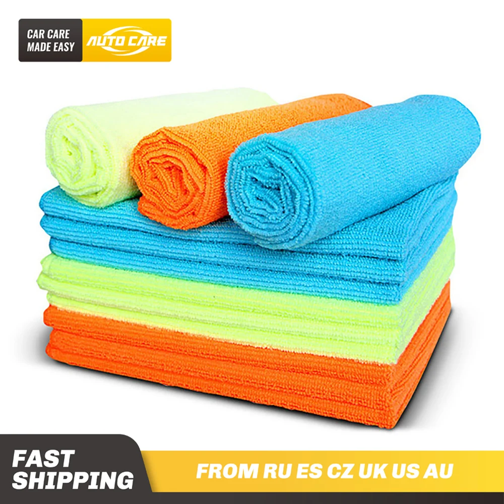 

12Pcs Microfiber Car Wash Towel Car Cleaning Cloth Car Waxing Polishing Drying Detailing Car Care Kitchen Housework Towel