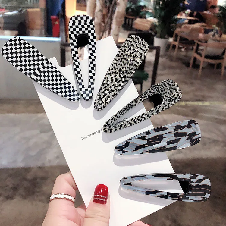 

South Korea New Style Hair Accessories Head Accessories Acrylic Online Celebrity-Duckbill Clip Thousands of Birds Simple Fashion