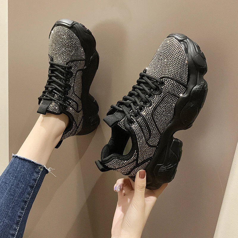 

Punk Women Casual Shoes Trend Rubber Woman Fashion Sneaker Vulcanized Shoes Zapatillas Mujer 2019 Fashion Shoes for Women