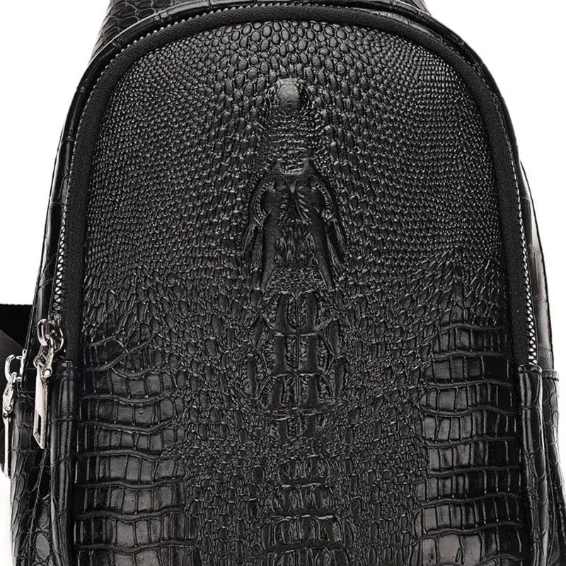 Для мужчин из крокодиловой кожи поясная сумка-кошелек на молнии сумка через плечо функциональный дорожный органайзер мужской слинг поясная сумка