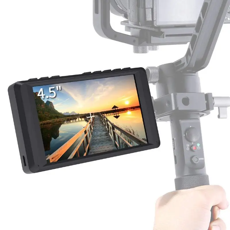 

New 4.5 inch DSLR Camera Field Monitor IPS 1280x800 Small HD Video Assist with 4K HDMI Input Output Peaking Focus Portable LCD M