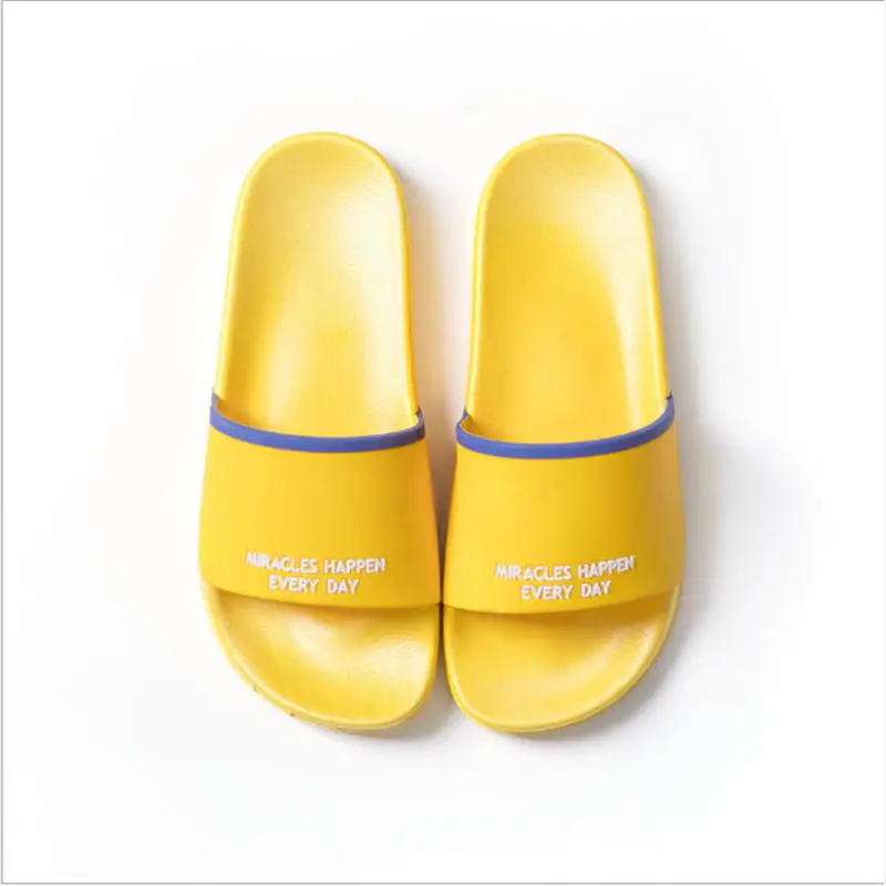 as the picture shows Men's Slippers Beach Flip Flops Non-slip Soft Sandals Outdoor Casual Sandals Guest Shoes Bedroom Room Slippers Couple Slippers - Цвет: as the picture shows