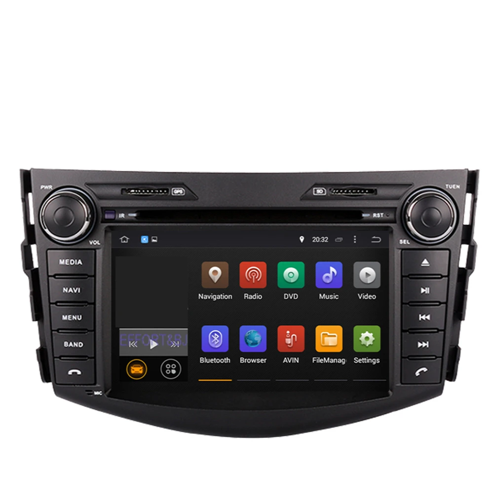 Автомагнитола для Toyota RAV4 10 0-2006 4 + 64 ГБ Android 2012 GPS-навигация стерео DVD-плеер |