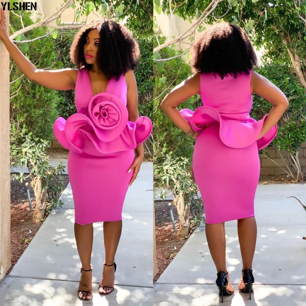 African Dresses for Women Dashiki 2019 New African Clothes Bazin Riche Sexy Slim V-neck Robe Africain Grown Bodycon Africa Dress 06