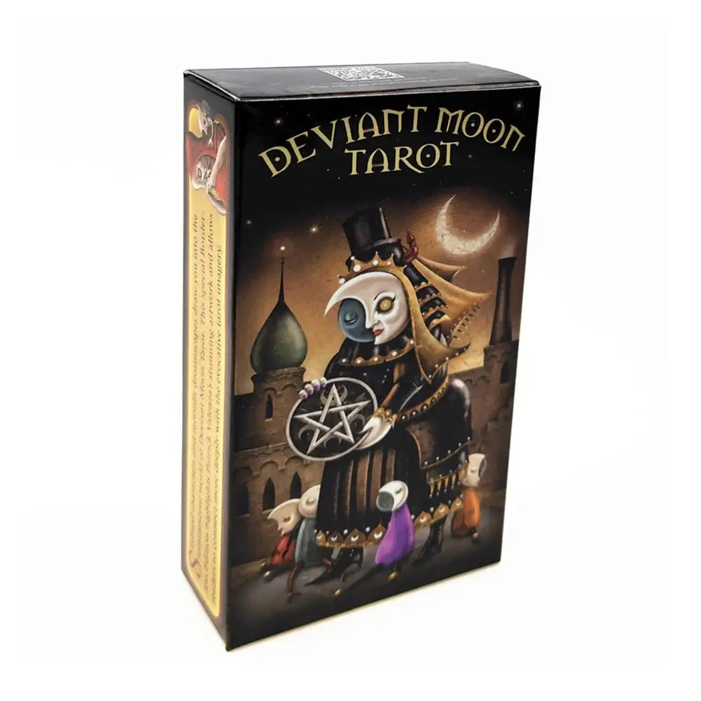 78 шт. английская настольная игра Deviant Moon Tarot карты английская версия карты для друзей вечерние настольные игры