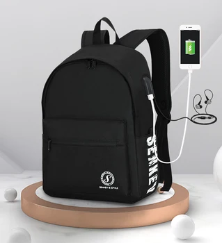 

Korean-Style Casual Schoolbag Primary School Backpack Street Outdoor Backpack Artistic Solid Color Backpack canvas backpack