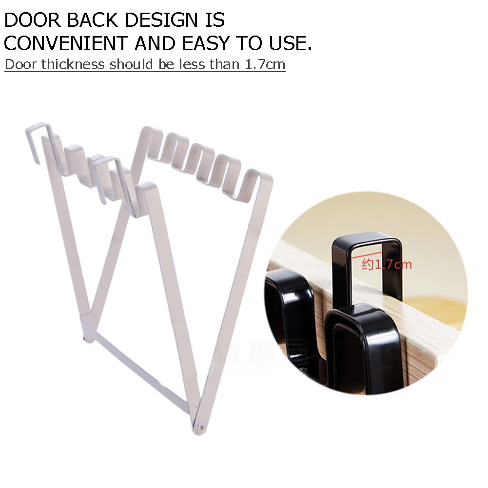 Wrought Iron Plastic Bag Holder Storage Hook Rack Foldable