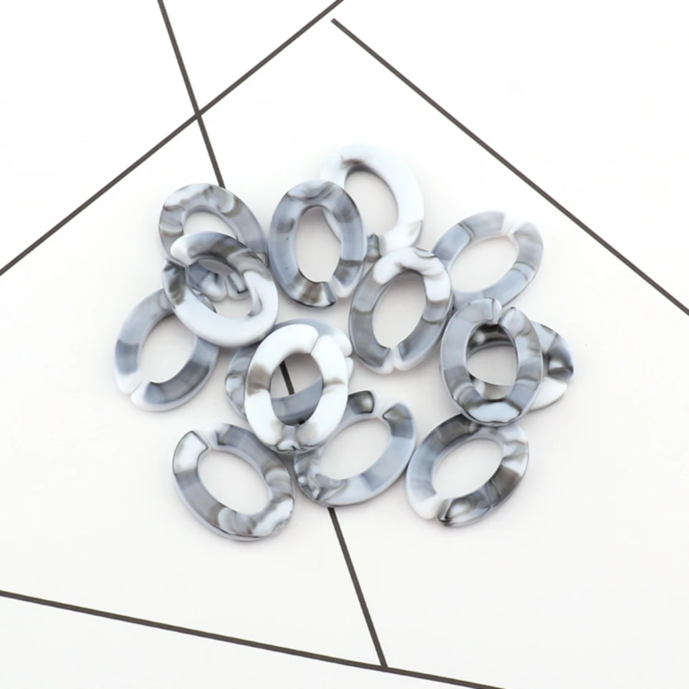 10pcs, 20pcs Jewelry DIY accessories Acrylic resin chain Hand-made bags Accessory chain Acrylic removable matching accessories