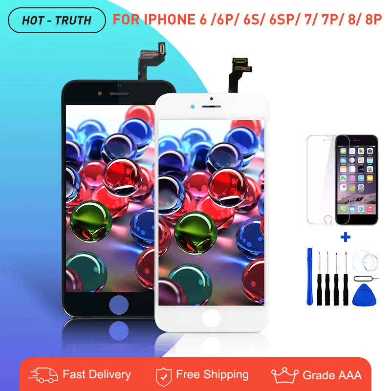 20 шт./лот Tianma ЖК дисплей для iPhone 6 6S 7 сенсорный экран Замена 8 Plus SE дигитайзер в