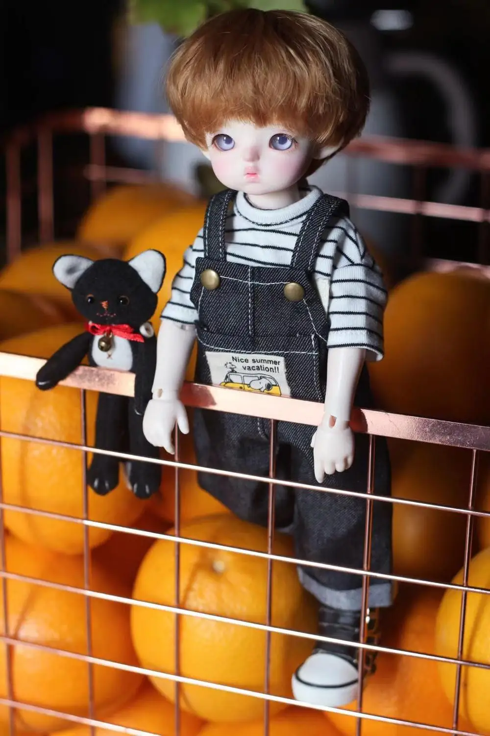 BJD Одежда для куклы, BJD, штаны на лямках, штаны для 1/6 BJD, YOSD, кукла, размер, штаны, аксессуары для куклы