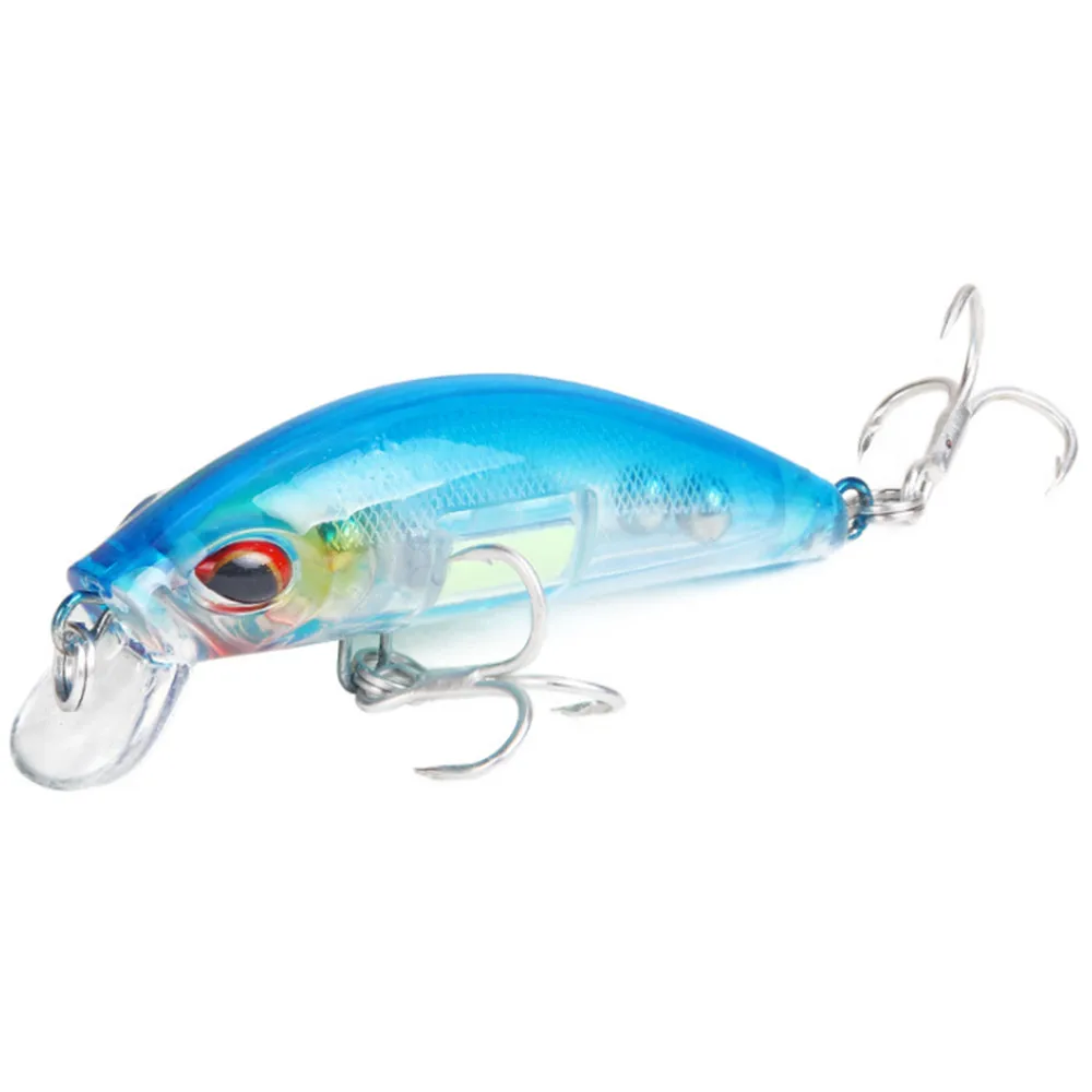 1 шт. 7 см 11,4 г приманка для рыбной ловли в форме гольяна Лазерная воблер, твердая искусственная приманка 3D глаза плавающая пластиковая приманки для рыбы Pesca - Цвет: D