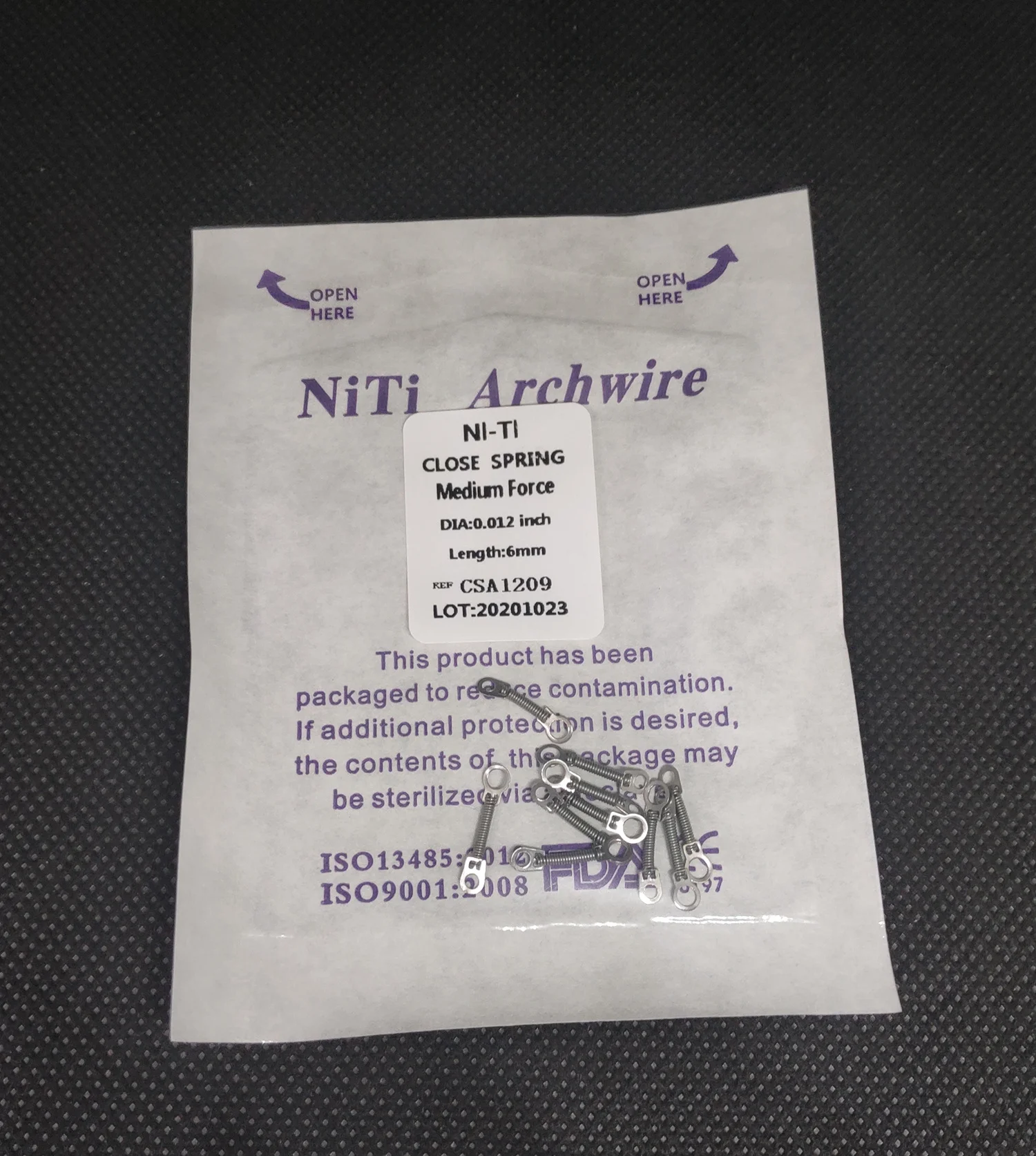 Рисунок 2 - зубная замкнутая спиральная пружина