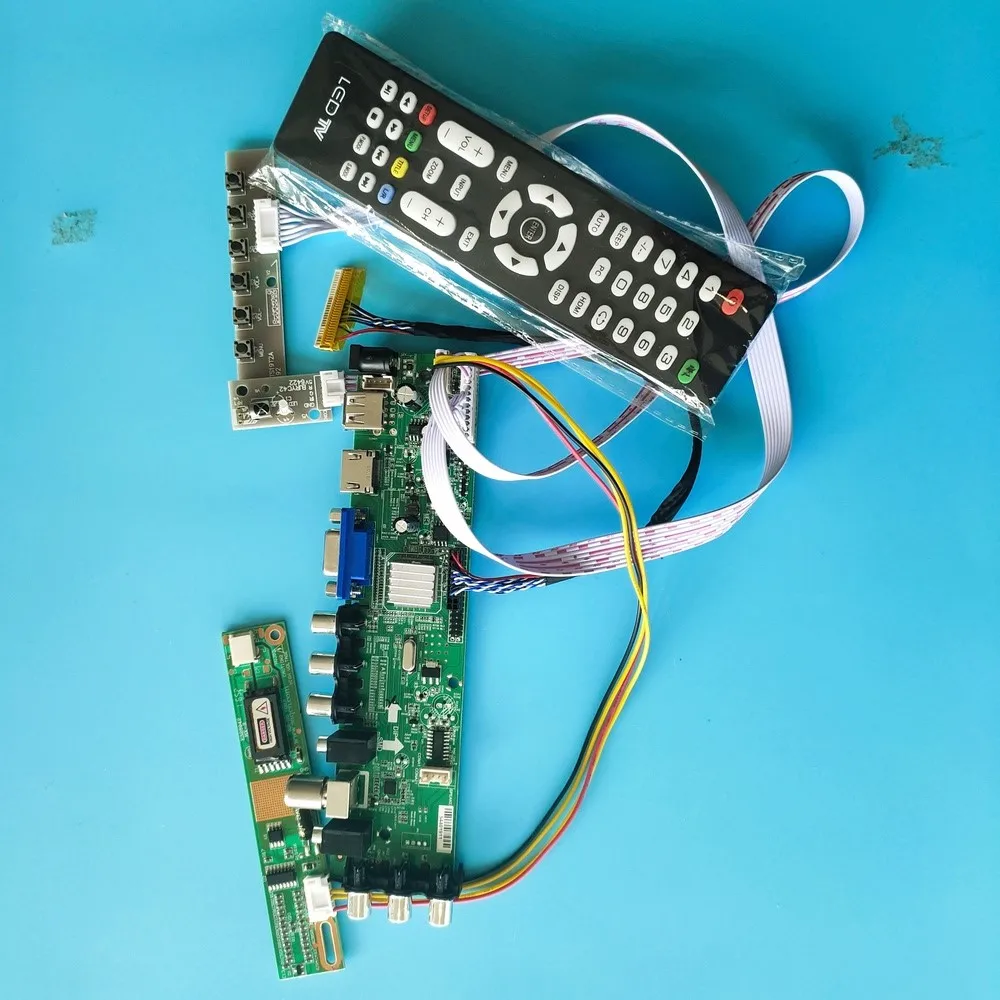 

Набор для планшетов, планшетов компьютеров, x, цифровой контроллер, DVB-T, HDMI, TV, VGA, USB, дистанционное управление, 30pin, 1 CCFL, ЖК-дисплей