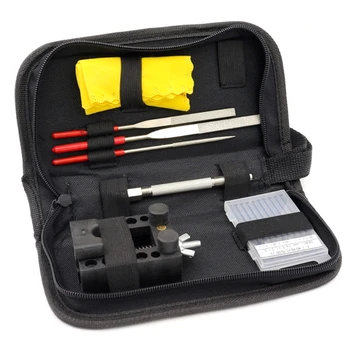 

11Pcs Double Ended Pin Vise Hand Drill Kit with Twist Drills Bits for Jewelry Walnut Nuclear Watch Repairing Carving