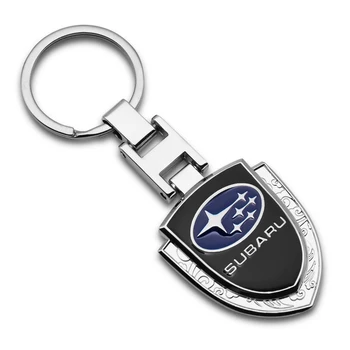 

Zinc Alloy Key Chain Keychain Car Emblem Keychain Key Rings For Subaru Forest Human Lion XV Impreza WRX WRC STI Auto accessories