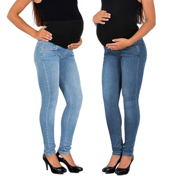 

S-XXL Maternity Pants Woman Plus Size Cotton Pregnancy Pants Spring Summer Maternity Jeans for Pregnant Women Pregnancy Clothes