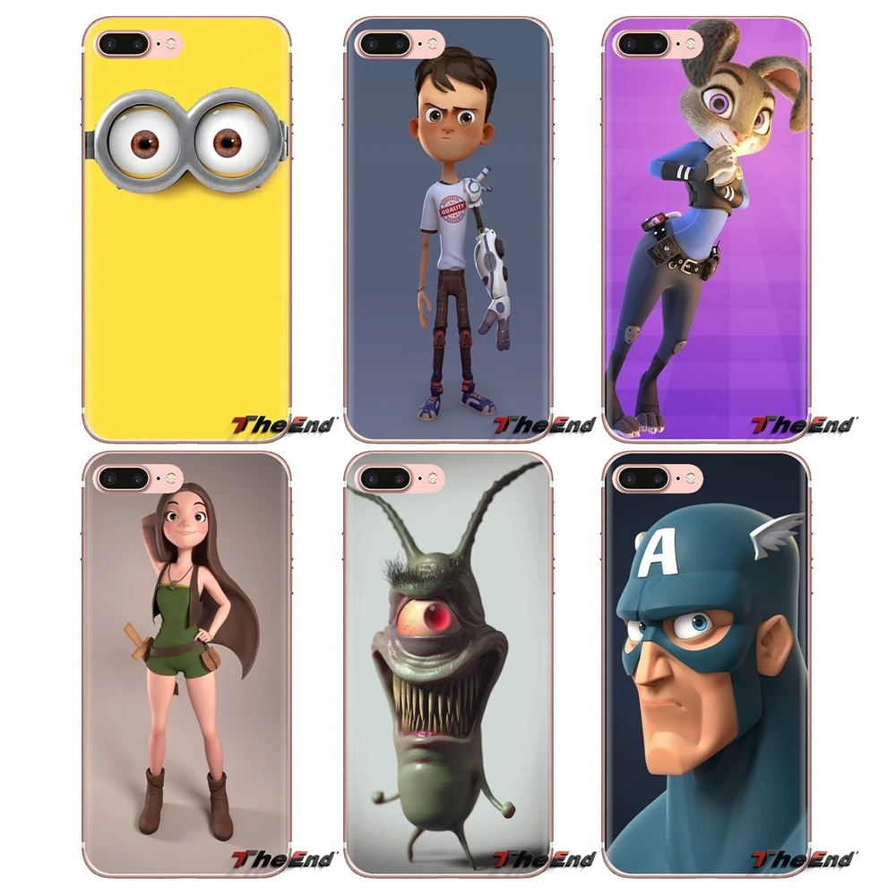 For Huawei Nova 2 3 2i 3i Y6 Y7 Y9 Prime Pro GR3 GR5 2017 2018 2019 Y5II Y6II Bee Cartoon 3D Model Desktop Silicone Phone Covers |