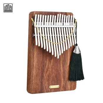 

LINGTING K17P 17-key Portable Thumb Piano Kalimba Mbira Sanza Solid Wood Material with Storage Bag Carry Case Music Book Sticker